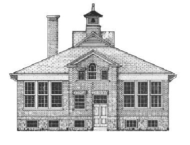 Original School - Sketch by Vernon Mackey